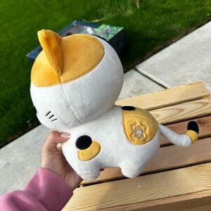 Cute White and Yellow Stuffed Animal Toy